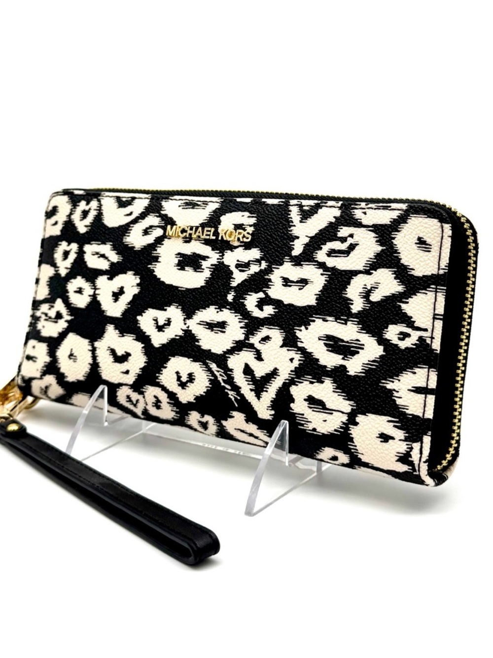 Michael Kors Large Continental Wallet - Black Multi